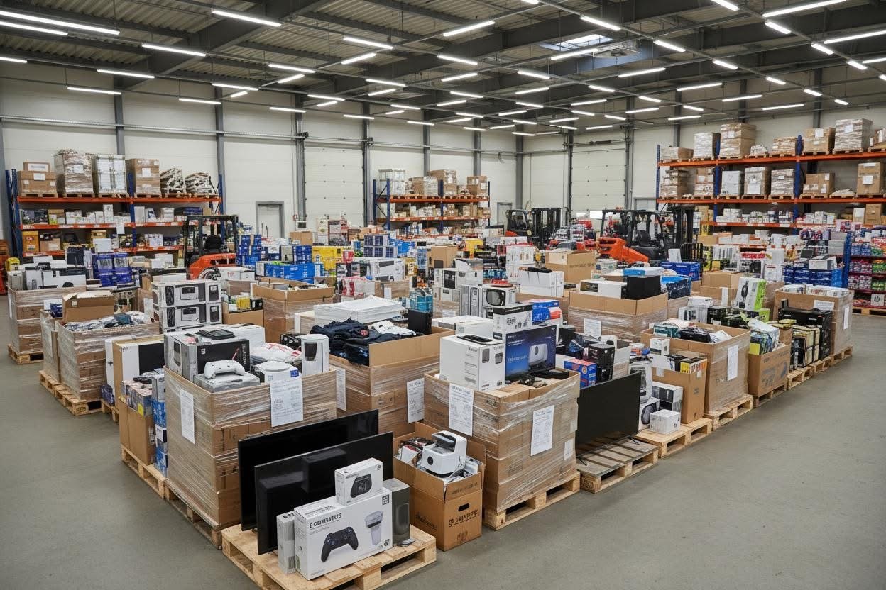 Wholesale electronics liquidation pallets for resellers