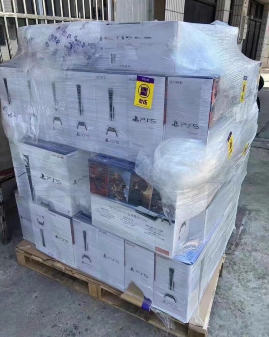 PS5 pallets for sale with 12 PlayStation 5 consoles