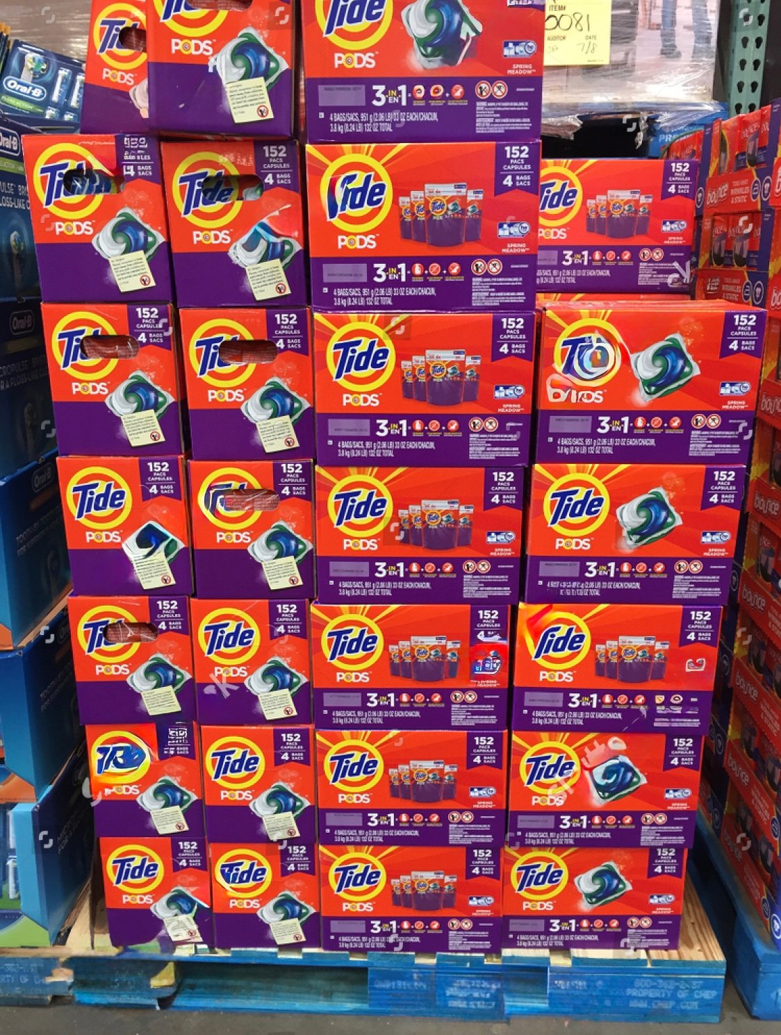 Wholesale Laundry Detergent Pallet (150–200 Pieces)