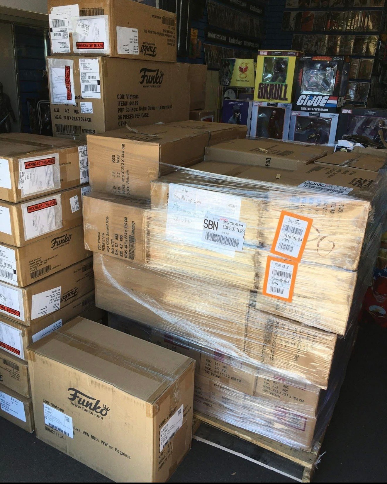 Wholesale Funko Pop Liquidation Pallet (250+ Pieces)