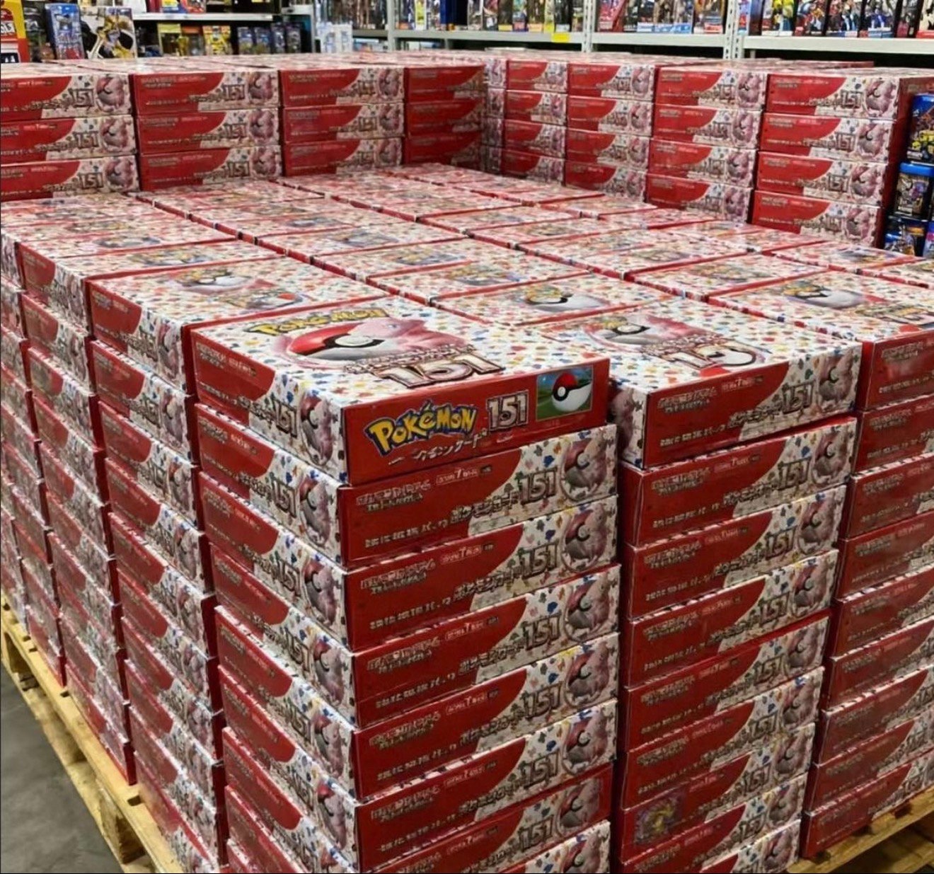 Wholesale Pokémon Trading Card Pallet (50 Sealed Boxes)